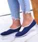 Wsuwane granatowe tenisówki slip on /F10-1 6015 GA096/