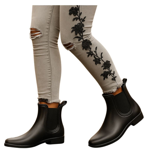 Kalosze gumowce gumiaki CZARNE /G3-1 2882 S226/