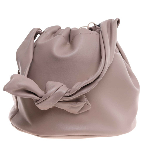 Beżowa torebka z kokardą /H2 K21 TB661 G105/