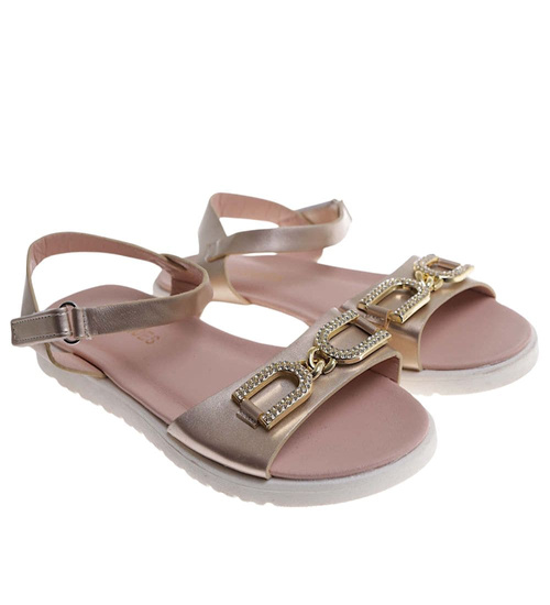 Złote sandały dla dziewczynki /E9-2 17651 T291/