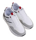 Sznurowane męskie białe buty sportowe /A3-3 18012 GF585/