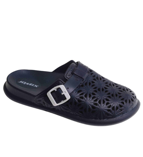 Klapki damskie Ażurowe buty na plażę Granatowe /H2 17854 G008/