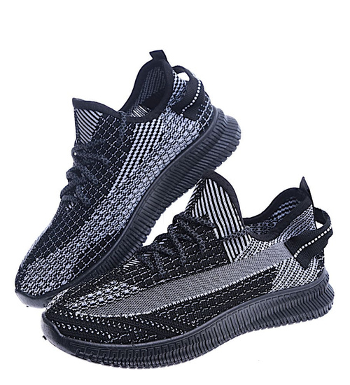 Damskie buty sportowe Czarne /E4-1 14152 T285/