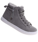 Szare zimowe trampki z futerkiem /C4-1 18428 T319/