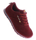 Wiązane bordowe sportowe buty damskie /F5-3 15093 T349/