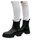 Ocieplane czarne botki na platformie /H2 J5-2 18377 T386/