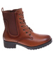 Karmelowe botki trapery damskie /G8-3 18272 W388/
