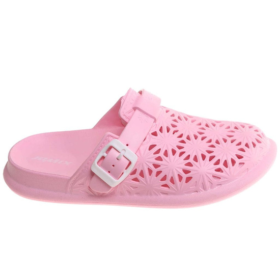 Klapki damskie Ażurowe różowe buty na plażę /H2 17854 G008/