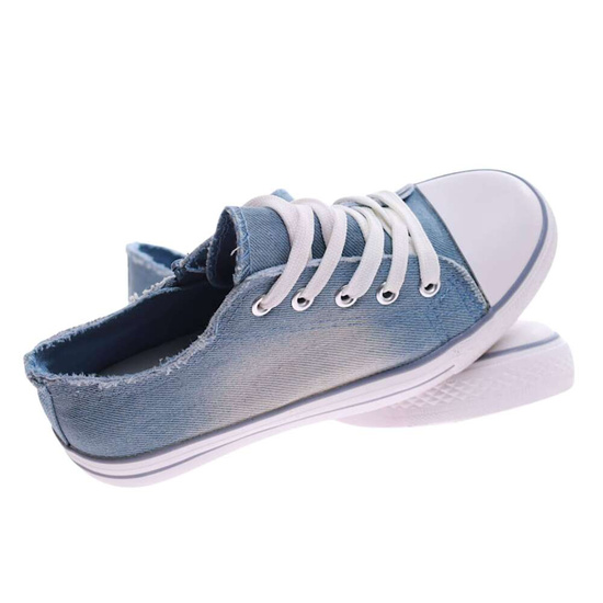 Niebieskie trampki dla dziewczynki /A9-2 17287 T111/