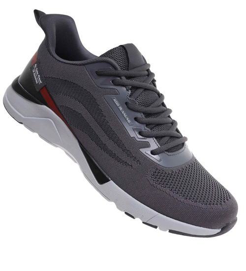 Sznurowane męskie buty sportowe Duże rozmiary /G4-1 17995 T693/