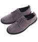 Szare półbuty oxfordy damskie sznurowane zamszowe /A4-3 18702 T155/