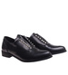 Ażurowe czarne półbuty oxfordy /J4-3 13326 T131 H2/