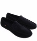 Czarne półbuty męskie wsuwane mokasyny /A5-2 16630 S398/