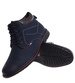Wysokie zimowe botki męskie Granatowe /D4-1 18457 T389/