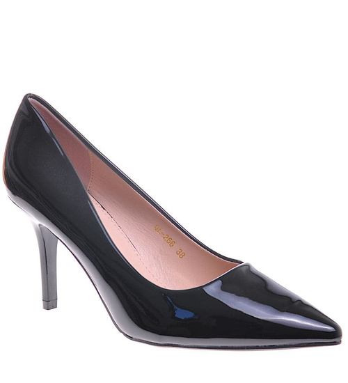 Klasyczne czarne szpilki /A8-2 11828 T595/