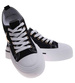 Czarne trampki na wysokiej platformie /B2-1 18788 W233/