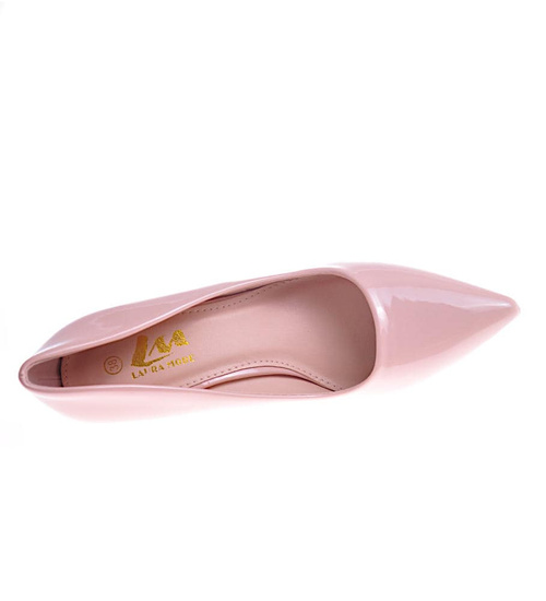 Klasyczne beżowe szpilki /B5-2 11797 T595/