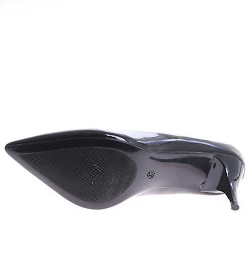 Czarne szpilki na obcasie /F4-2 11798 T492/