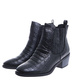 Czarne damskie botki sztyblety /F4-3 15140 S395/