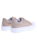 Damskie trampki sneakersy na platformie KHAKI /E8-3 14726 T214/