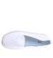 Materiałowe ażurowe białe wsuwane półbuty damskie /G9-3 15945 T136/