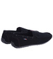 Męskie półbuty mokasyny Czarne /E3-2  14743 S494/