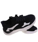 Czarno białe wsuwane sneakersy buty sportowe /E4-3 18769 W231