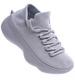 Szare buty sportowe na niskim koturnie i platformie /E9-3 13510 T236/