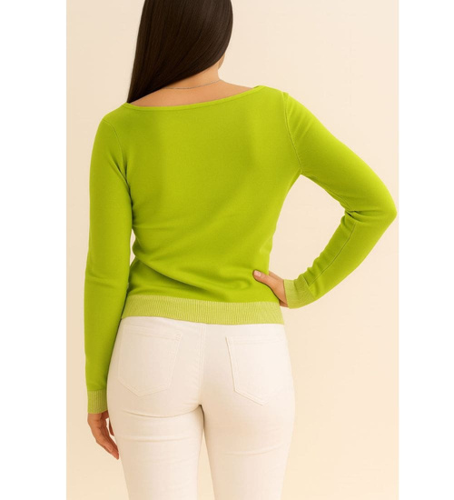 Zielona bluzka sweter damski /H2 K42 ub988 S0/