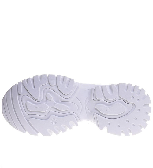 Damskie sneakersy na platformie Pink /G5-3 10623 S498/