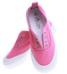 Różowe wsuwane trampki na platformie /F3-3 14075 S260/