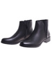 Czarne botki na płaskim obcasie /A4-2 18404 W4/