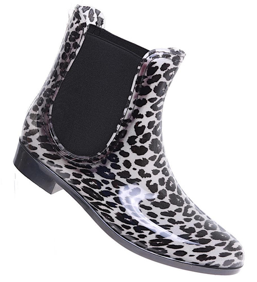 Klasyczne krótkie kalosze gumowce sztyblety Rain Chic /B1-1 15846 T390/
