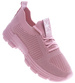 Wsuwane damskie buty sportowe Różowe /A9-3 13100 S396/