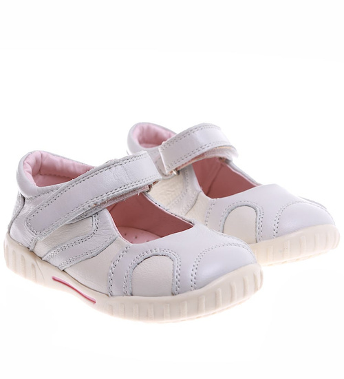 Szare dziecięce półbuty zapinane na rzepy /D7-2 4957 T098/