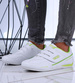 Biało zielone sportowe buty na rzepy /D9-3 15661 T244/
