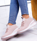 Różowe trampki sneakersy na koturnie /C2-3 13183 T395/