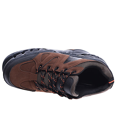 Camelowe trekkingowe buty męskie sznurowane /E7-3 14764 T424/