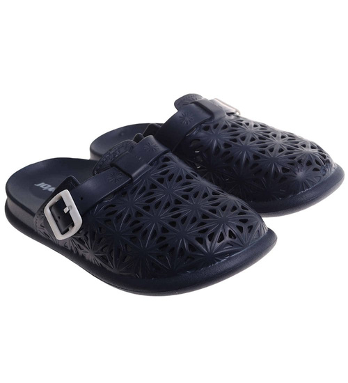 Klapki damskie Ażurowe buty na plażę Granatowe /H2 17854 G008/