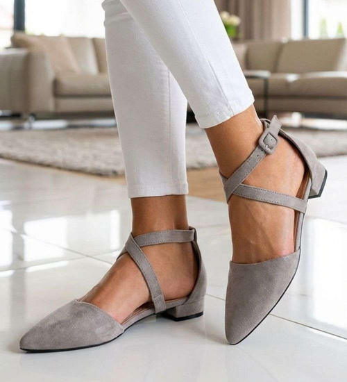 Szare sandały damskie Seastar /D5-3 16314 T145/