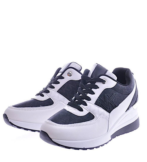 Trampki damskie na niskim koturnie /E5-3 12522 T498/