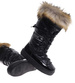 Ocieplane kozaki śniegowce eskimoski Czarne /C6-1 18609 T400/