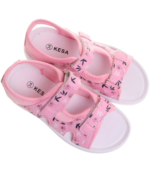 Różowe sandały dla dziewczynki /B3-2 17886 T294/