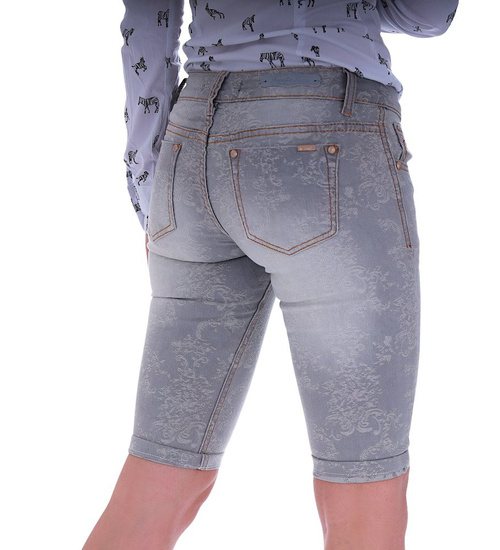 Granatowo różowe krótkie spodenki damskie /H2 K29 UB874 S4/