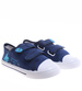 Granatowe tenisówki chłopięce na rzepy z dinozaurem /F8-1 16855 T187/