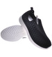 Czarne wsuwane obuwie sportowe /C1-3 11919 T198/