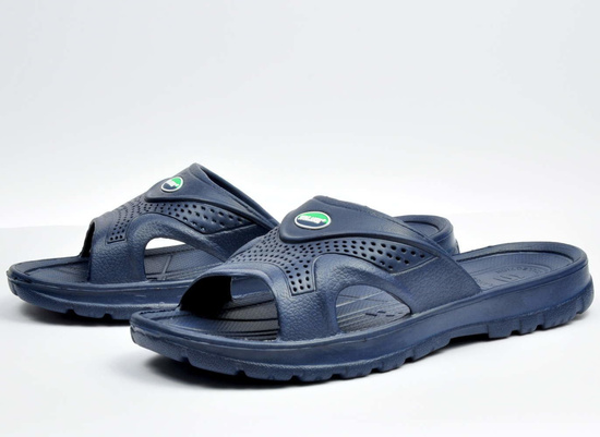 Basenowe klapki męskie GRANATOWE /D5-1 2868 T193/