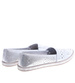 Srebrne ażurowe balerinki espadryle /C7-2 14026 T390/
