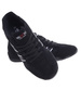 Sznurowane damskie czarne buty sportowe ost505