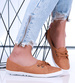 Sznurowane damskie trampki Camel /F8-2 15673 T142/